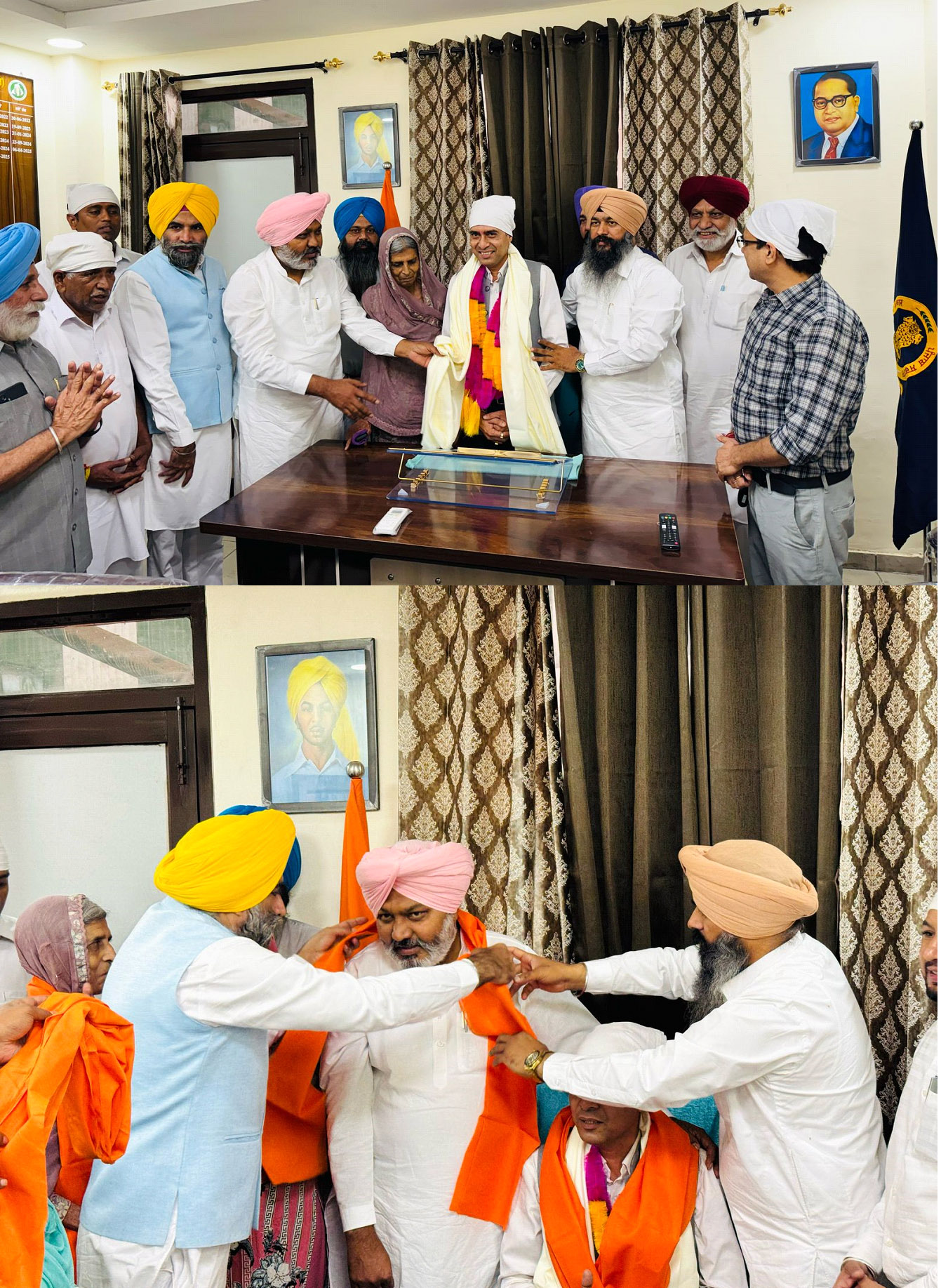 Advocate Govinder Mittal, Chairman of Market Committee, Mohali, formally assumed office in the presence of Finance Minister Harpal Cheema